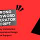 Strong Password Generator Script