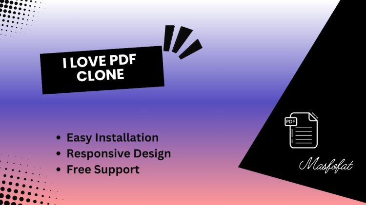 iLovePDF Clone PDF Tools Script